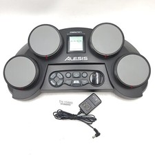 Almofada de bateria eletrônica de mesa Alesis CompactKit 4 com fonte de alimentação comprar usado  Enviando para Brazil