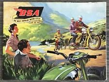 Folheto de vendas BSA MOTOCICLETA RANGE EUA para 1956 #MCE821-10 East Coast Edition comprar usado  Enviando para Brazil