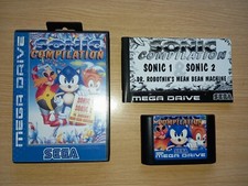 SONIC COMPILATION - 3 JUEGOS - SEGA MEGA DRIVE MEGADRIVE CIB PAL COMPLETO comprar usado  Enviando para Brazil