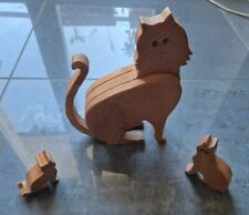 Statua gatta gattini usato  Arezzo