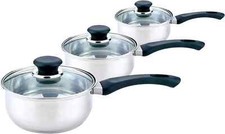 Sabichi saucepan set for sale  ROTHERHAM