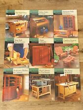 Set of 9 Woodsmith Custom Woodworking Books DIY How To Projects  Time-Life USA segunda mano  Embacar hacia Argentina