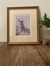 Windmill print signed for sale  MELTON MOWBRAY