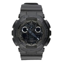 Relógio digital analógico cinza metálico CASIO G-SHOCK mostrador camuflado GA-100CF-1AJF, usado comprar usado  Enviando para Brazil