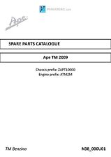 Piaggio parts manual for sale  Lexington