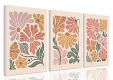 Boho flower canvas for sale  Brentwood