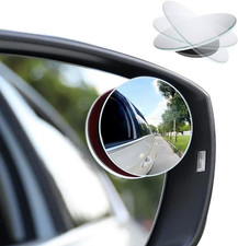 Espejo retrovisor convexo redondo de 2" de vidrio HD sin marco para punto ciego comprar usado  Enviando para Brazil