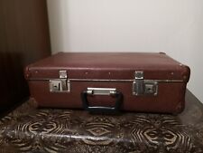 Mala vintage. Mala de viagem soviética vintage URSS. Antiga caixa marrom soviética. comprar usado  Enviando para Brazil
