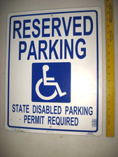 Reserved plastic parking for sale  Shiner