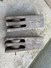 Antica carrucola legno usato  Quistello