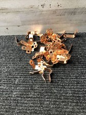 Lote de 40 clipes angulares de 2 furos banhados a cobre, furos de 1/4", alça de tubo elétrico?, usado comprar usado Lote de 40 clipes angulares de 2 furos banhados a cobre, furos de 1/4", alça de tubo elétrico?, usado comprar usado  Enviando para Brazil