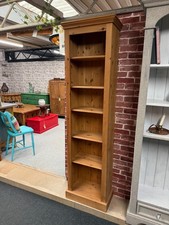 Narrow pine bookcase for sale  SHIPSTON-ON-STOUR