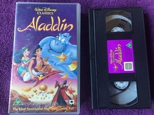 Aladdin vhs walt for sale  KEIGHLEY