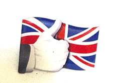 Thumb union jack for sale  OLDHAM