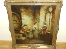 Pintura 'Cena de taverna!' In The Wine Cellar' assinado De Pré! comprar usado  Enviando para Brazil