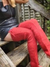 Handknit mohair fuzzy for sale  Cattaraugus