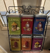 Tea storage tins for sale  West Newton