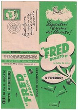 Pubblicità Fred bucato Zampoli Brogi Prato advertising reklame   comprar usado  Enviando para Brazil