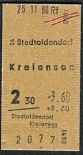 Edmondsonsche fahrkarte stadto gebraucht kaufen  Berlin
