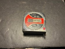 Fita métrica vintage Sears/Craftsman #39217 PR - 20' PÉS - Modelo de botão vermelho comprar usado  Enviando para Brazil