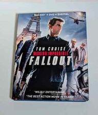 Mission: Impossible: Fallout (Blu-ray, DVD, 2018) With Slipcover  *No Digital comprar usado  Enviando para Brazil