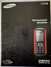 Telefon Komórkowy SAMSUNG Solid B2100 Pyłoszczelny Pancerny Black Czarny , używany na sprzedaż  PL
