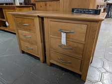 Solid oak bedside for sale  ATTLEBOROUGH