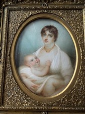 Miniature portrait mrs. for sale  Jersey City
