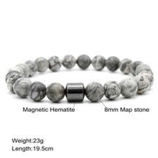 Hematite gemstone bracelet for sale  STOCKPORT