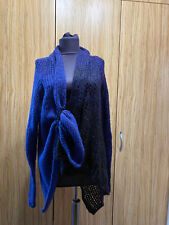 Cardigan asimmetrico lavorato usato  Spedire a Italy