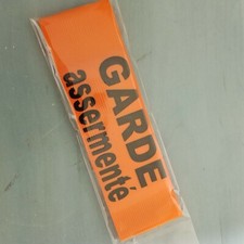 Brassard tissu orange d'occasion  Ajaccio-