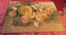 Lithographie fruits fleurs d'occasion Lithographie fruits fleurs d'occasion  Roanne