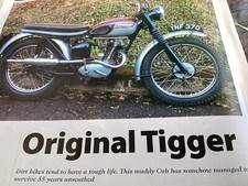 Triumph tiger cub for sale  BRIGHTON