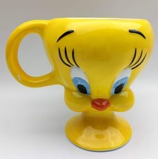 Caneca vintage Tweety Bird 2000 Warner Bros pedestal de cerâmica copo Looney Tunes comprar usado  Enviando para Brazil
