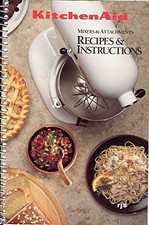 KITCHEN AID MIXERS & ATTACHMENTS Recipes & Instructions / ROBOT CULINAIRE ET... segunda mano  Embacar hacia Mexico