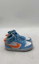 Tênis de basquete Nike Boys Court Borough Mid 2 HF4792-407 azul tamanho 1Y comprar usado  Enviando para Brazil