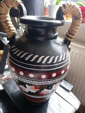 Old decorated vase for sale  WEDNESBURY