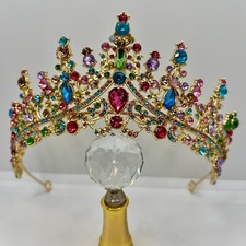 Tiara facettierten steinen gebraucht kaufen  Hamburg