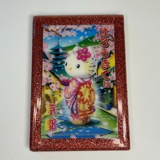 2007 HELLO KITTY Mini Notebook Kyoto Estilo Japonês Vermelho Brilhante Não Usado comprar usado  Enviando para Brazil