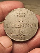 Napoli tornesi 1859 usato  Roma