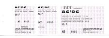 Ticket ticket unused d'occasion  Expédié en Belgium