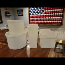 Vintage tupperware canisters for sale  Davis
