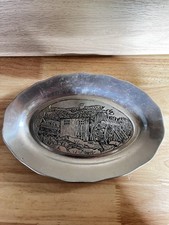 Vintage oval pewter for sale  Baldwin