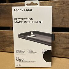 NOVA Capa Protetora Flexível Tech21 Evo Check Series para LG G6 - Preta Smokey, usado comprar usado  Enviando para Brazil
