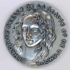 Aphrodite médaille table d'occasion  La Queue-les-Yvelines