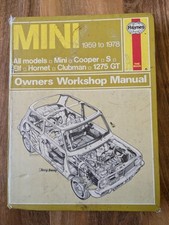Mini haynes manual for sale  STOWMARKET
