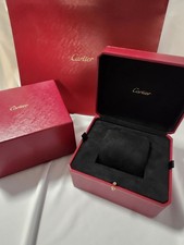  Auténtico Reloj Cartier Joyero Caja Exterior y Bolsa de Compras. Juego 3 piezas. segunda mano  Embacar hacia Mexico