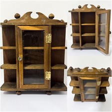 MUITO RARO ARMÁRIO JAPONÊS DE MADEIRA VINTAGE KNICK KNACK PRATELEIRA ARMÁRIO CURIOSO ANOS 80 comprar usado  Enviando para Brazil