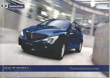 Ssangyong actyon bedienungsanl gebraucht kaufen  Padenstedt