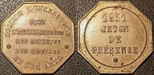 Token Presence - Dunkerque (59) Syndicate Martial 1851! Raro comprar usado  Enviando para Brazil